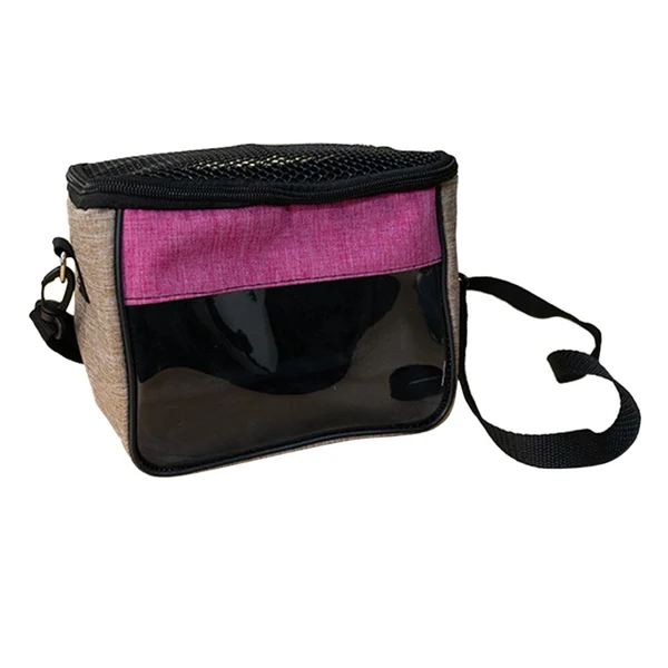 Verified Maxbell Small Hamster Carrier Handbag Cage Transport Guinea Pig Kitten Traveling L Healthy