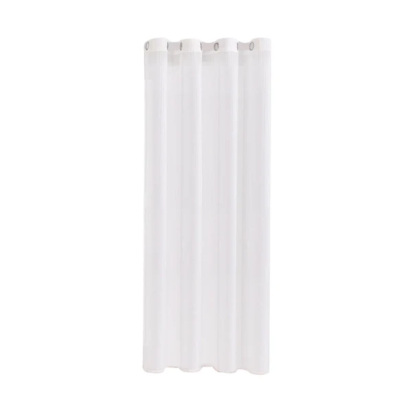 Casual Maxbell White Sheer Voile Window Soft and Breathable Sheer Curtain for Hotel Balcony 100cmx250 cm Functional