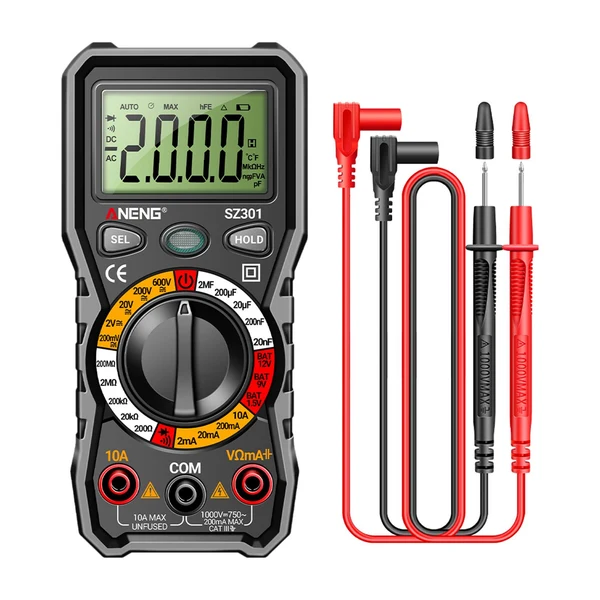 World-Class Maxbell Digital Multimeter Resistance Tester Detector for Automotive Battery Test Top-Quality