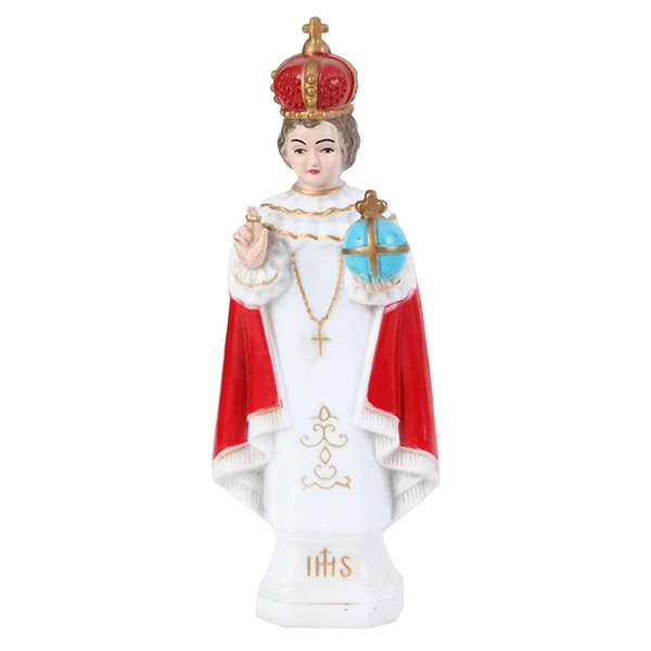 Sustainable Maxbell Jesus Statue Cardinal Sculpture Ornament for Desktop Decoration Collection 16.5cm Red Durable