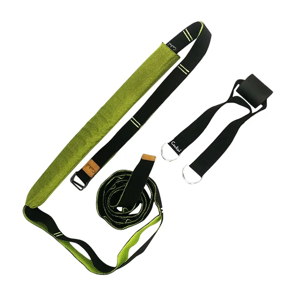 Comfortable Maxbell Leg Stretcher Strap Gymnastics Stretching Band Backbend Assist for Yoga green Sustainable