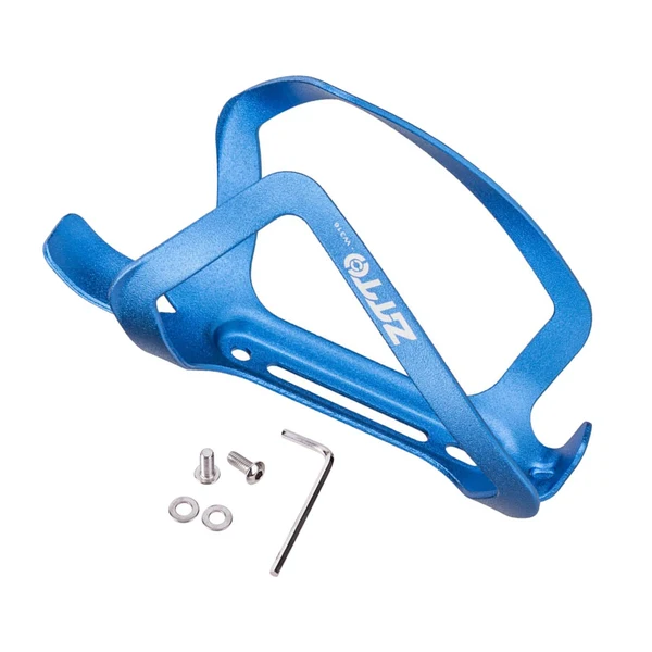 Reusable Maxbell Bike Water Bottle Holder Aluminum Alloy for Mountain Bike Riding Accessories Blue Relaxed