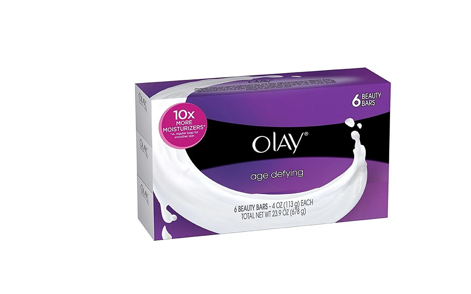 Certified Olay Age Defying Beauty Bar Soap 6 ct Powerful