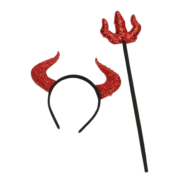 Reusable Maxbell Kids Halloween Horn Headband Set Glitter Gift Favors for Entertainment First-Class