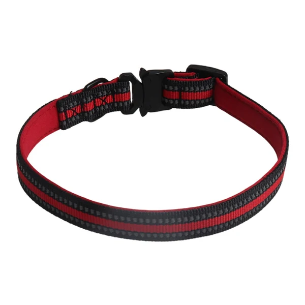 Elite Maxbell Nylon Dog Collar Quick Release Buckle Puppy Collars Durable Pet Cat Collar Red Practical