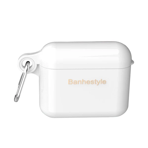 Effective Maxbell Mask Storage Case with Hanging Buckle Dustproof Mask Holder for Travel White Safe