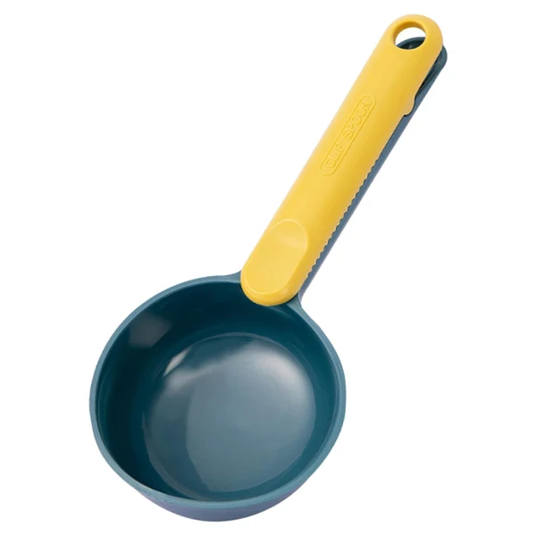Artisan Maxbell Multifunctional Coffee Scoop Grains Rice Spoon with Clip Household Reusable Blue Yellow Outstanding