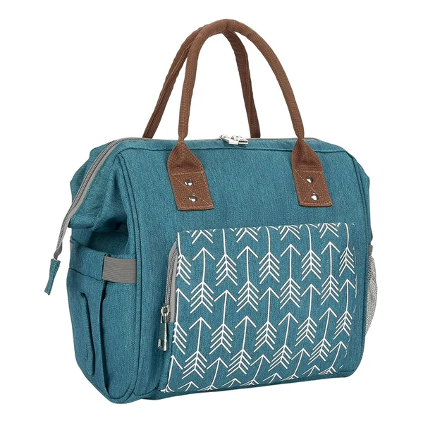 Smart Maxbell Lunch Insulated Thermal Bag Cooler Lunchbox Carry for Home Workout School Green Artisan