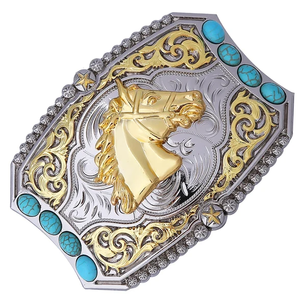 Relaxed Maxbell Classic Western Belt Buckle Engraved Animal Floral Rodeo for 1.5 Belts Outstanding