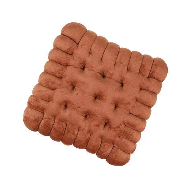 Advanced Maxbell Plush Back Cushions Mat Biscuit Shape Thicken Furniture for Living Room Yoga Brown Smooth