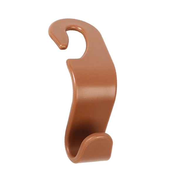 Durable Maxbell Maxbell Car Headrest Hooks Seat Back Organizers Hanger for Handbag Grocery Bag Brown Original Design