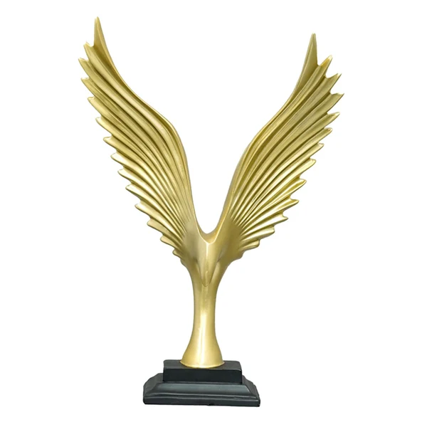 Verified Maxbell Maxbell Bird Statue Modern Sculpture Home Decoration Display Stand for Living Room Premium Material