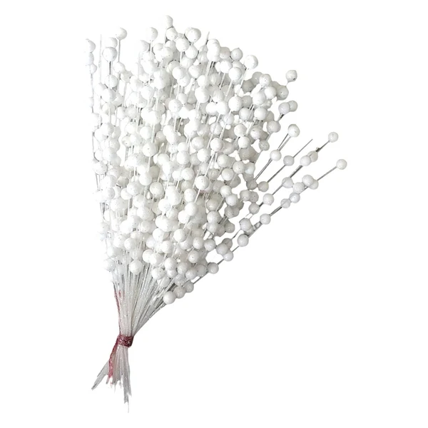 Authentic Maxbell Pistachio Simulation Stems Bouquet for Christmas Tree Indoor Outdoor Easy-to-Use