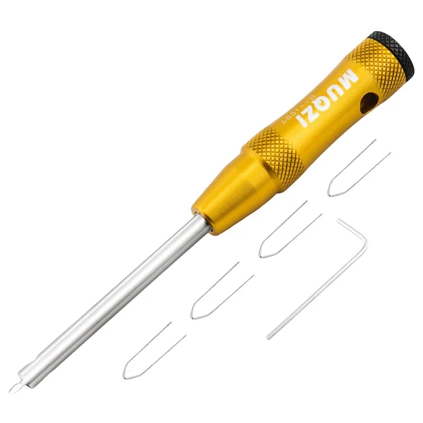 Solid Maxbell Bike Spoke Insertion Driver Tool Non Slip for Bicycle Mountain Bike Golden Quality