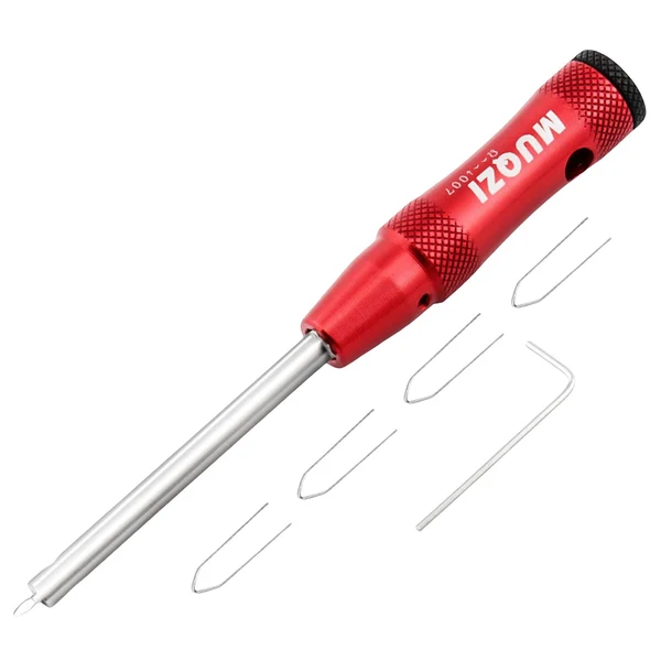 Fast Maxbell Bike Spoke Insertion Driver Tool Non Slip for Bicycle Mountain Bike Red Relaxed