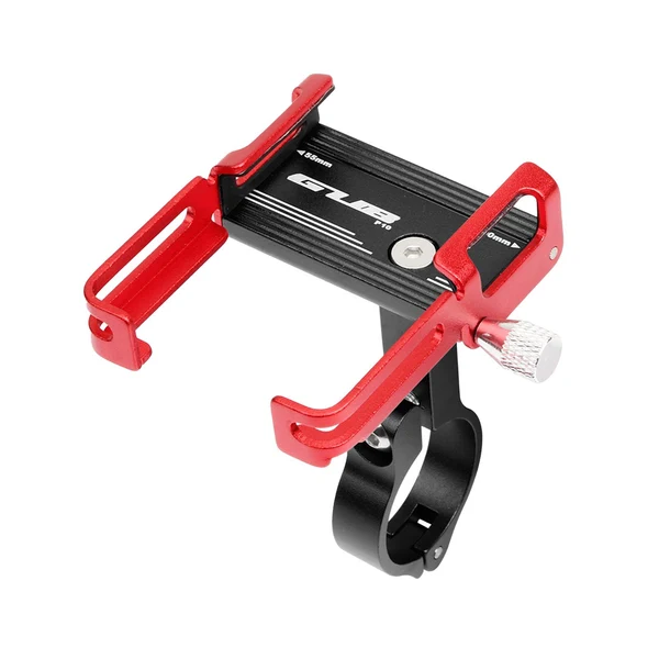 Fashionable Maxbell Bicycle Phone Holder Mount Clamp Support MTB GPS Stand Mount Black Red High-Grade