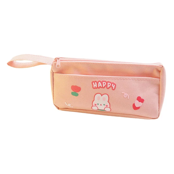 Sophisticated Maxbell Lightweight Pencil Case Makeup Cosmetic Bags for School College Students Pink Unique