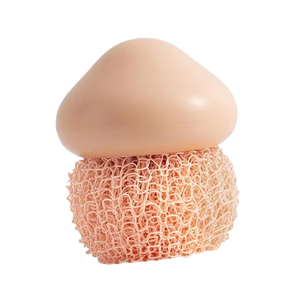 Crafted Maxbell Durable Dish Cleaning Ball Kitchen Cleaning Brush for Cleaning Bowl Dish Pink Nylon Official