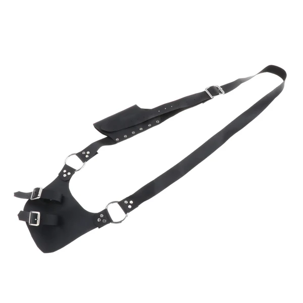 High-End Maxbell Medieval Shoulder Strap PU Leather Knife Holder for Knight Costume Black Recyclable