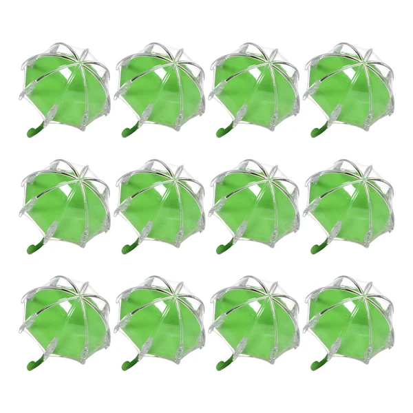 Secure Maxbell 12 Pieces Umbrella Shape Creative Candy Boxes for Halloween Party Favors Green Original Design