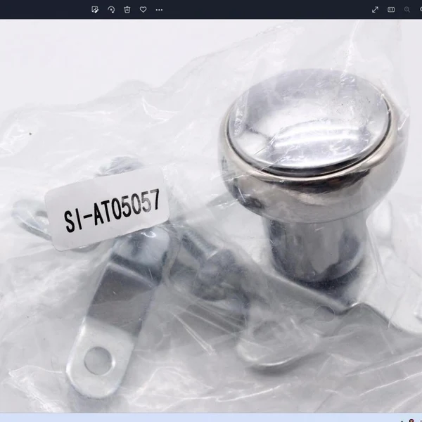 World-Class Maxbell Chrome Steering Wheel Spinner Suicide Knob for Cars Vehicles Accessory Pure