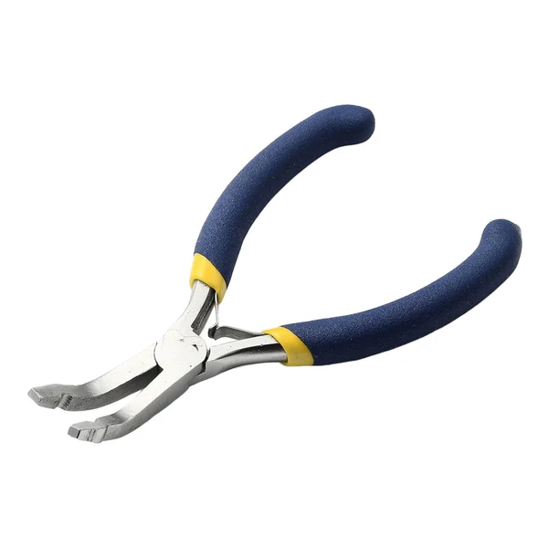 Healthy Maxbell Bead Crimping Plier Bent Nose Plier for Jewelry Repair Crafting DIY Craft Verified