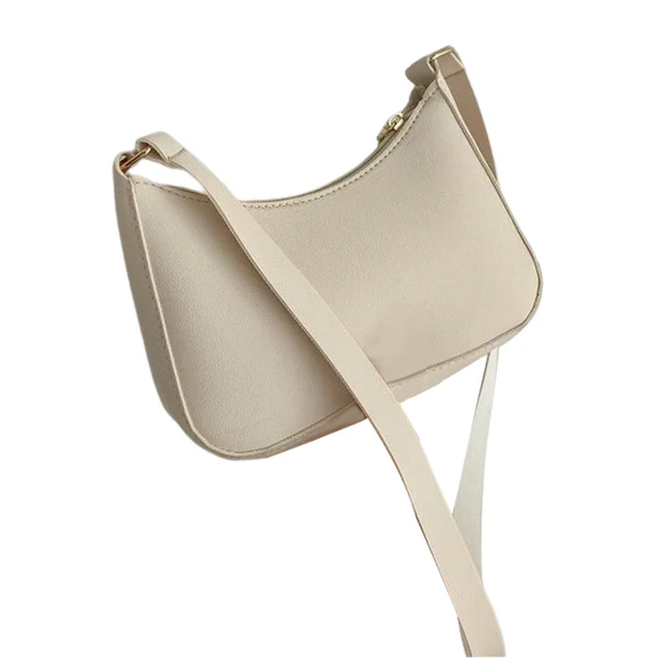 Minimalist Maxbell Stylish Women Handbag Ladies Satchel Travel Purse Girls Tote Shoulder Bag White Enhanced