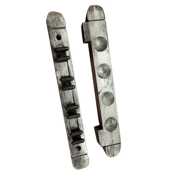 Solid Maxbell 2x Pool Cue Rack Wooden Stand Storage Table Sticks Wall Mounted Cue Clips Gray Unique