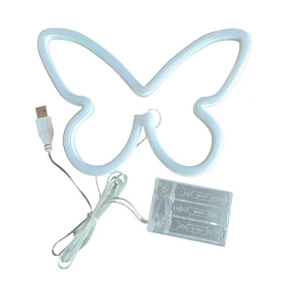 Clean Maxbell Butterfly Neon Lamp Sign Night Light LED Neon Lamp for Party Bedroom Bar Pub Blue Innovative