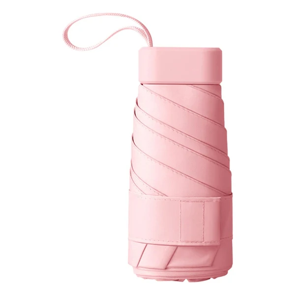 Top-Quality Maxbell Mini Sunny and Rainy Umbrella Wind Resistance for Outdoor Travel Pink Dependable
