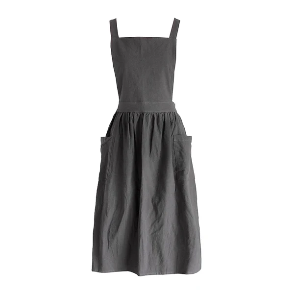 Carefully Designed Maxbell Cotton Catering Apron Hairdresser apron Sleeveless for Kitchen chef Gray High-Performance
