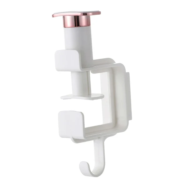 Solid Maxbell Basin Storage Rack Towel Hook Bathroom Seamless Hooks for Washroom White Responsible