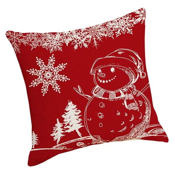 Innovative Maxbell Pillow Cover Protective Christmas Pillow Case for Restaurant Gift Home Style R Fast