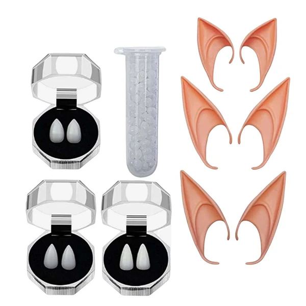 World-Class Maxbell Elf Ears Costume Accessories Long for Cosplay Christmas Halloween pink Relaxed