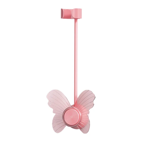 Breathable Maxbell Wall Mount Hair Dryer Holder Hands Bendable Rod Hairdryer Stand Butterfly Pink Excellent
