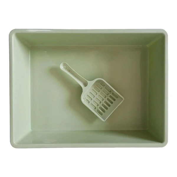 Advanced Maxbell Cat Litter Box Pet Litter Tray Toilet Litter Pan Kitty with Scoop Carefully Designed