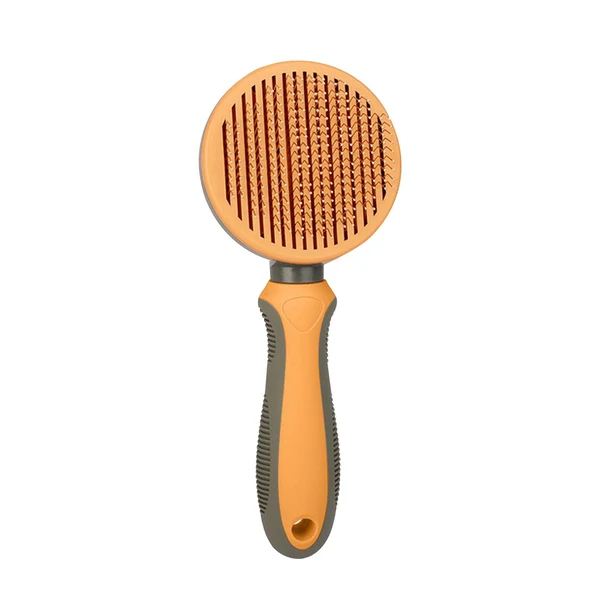 Superior Maxbell Pet Hair Remover Cat Comb Grooming Massage Cleaning Brush for Dog Rabbit Orange Classic