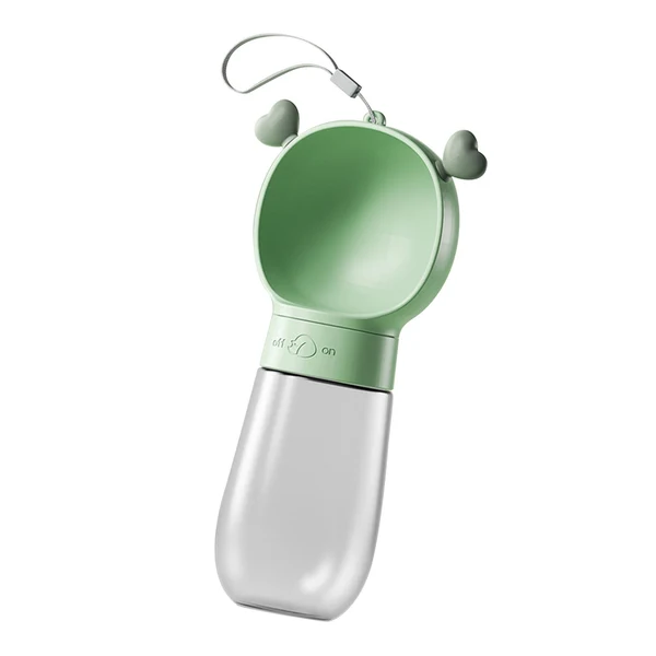 Healthy Maxbell Portable Dog Travel Water Bottle Dog Kettle Water Bowl for Dogs 350ml Green Relaxed