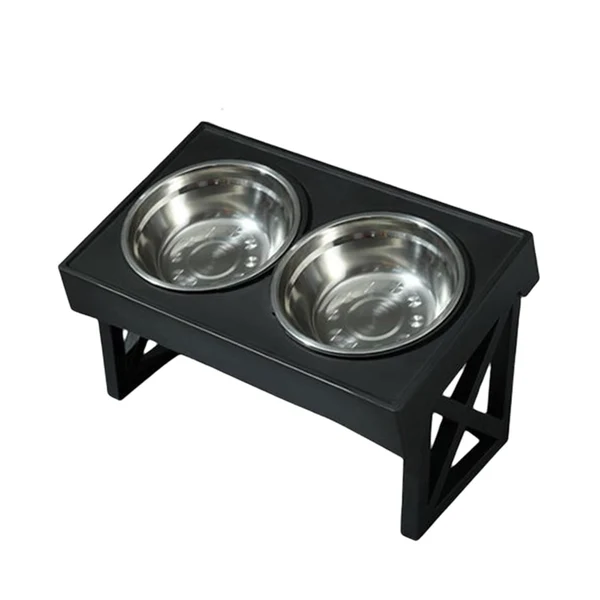 Secure Maxbell Water and Food Bowls Set Pet Food Feeder d Raised Bowls Stand Stainless Steel Bowl Artisan