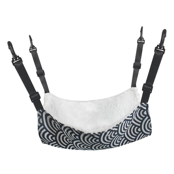 Organic Maxbell Cat Hammock Bed Adjustable Straps Soft Hanging for Kitten Hamster Ferret white Genuine