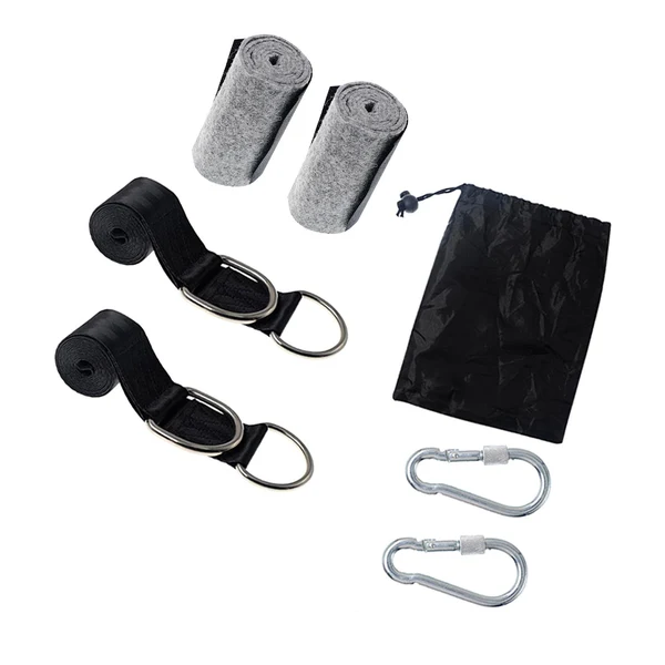 Clean Maxbell Tree Swing Hanging Straps Kit Polyester with Carry Pouch 1.5m with 2 Mats Organic