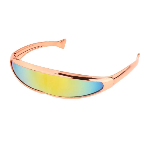 High-End Maxbell Funny Visor Sunglasses UV400 Christmas Decoration Party Women's Ladies gold Professional