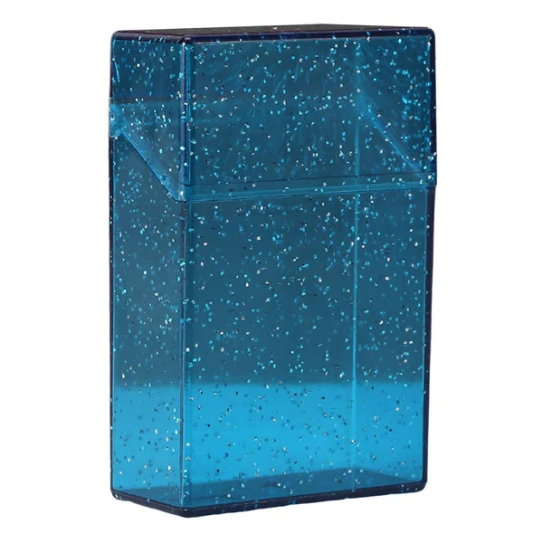 Easy-to-Use Maxbell Cigarette Holder Case Storage Box Cigarette Container for Gift Smoker Men Blue High-Performance