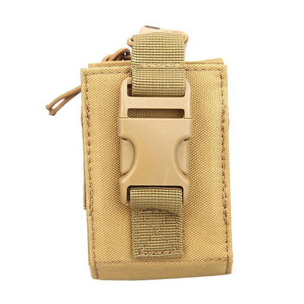 Fine Maxbell 1PC Radio Pouch Holder Lightweight Portable Waist Bag Universal for Camping Khaki Trusted