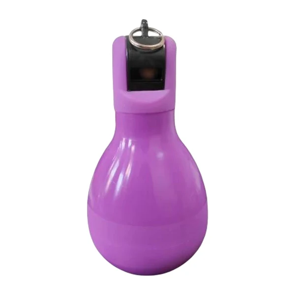 Easy-to-Use Maxbell Training Whistle Portable Sports PVC Hand Squeeze Whistles for Referee Purple Trusted