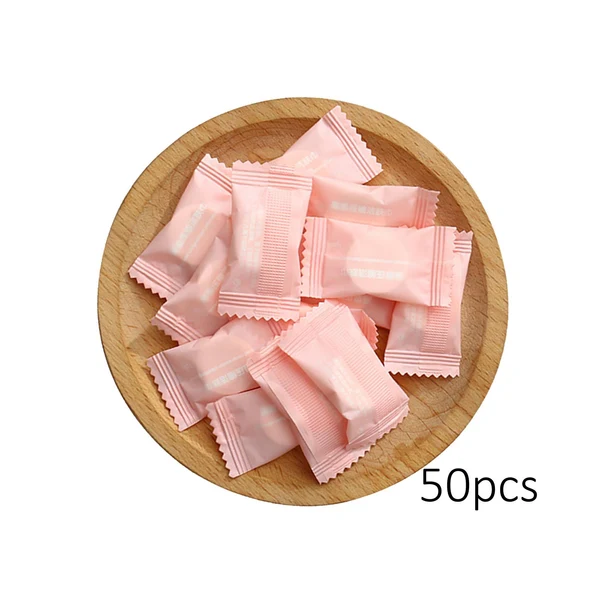 Breathable Maxbell 50x Mini Disposable Cotton Compressed Towels Outdoor Moistened Tissues Professional