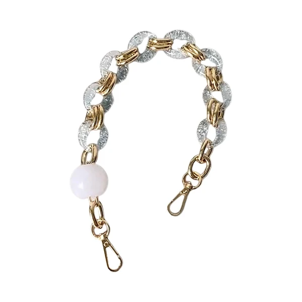 High-Quality Maxbell Fashion Chain Strap for Shoulder Bag Making Accessories with Bead 33cm Enhanced