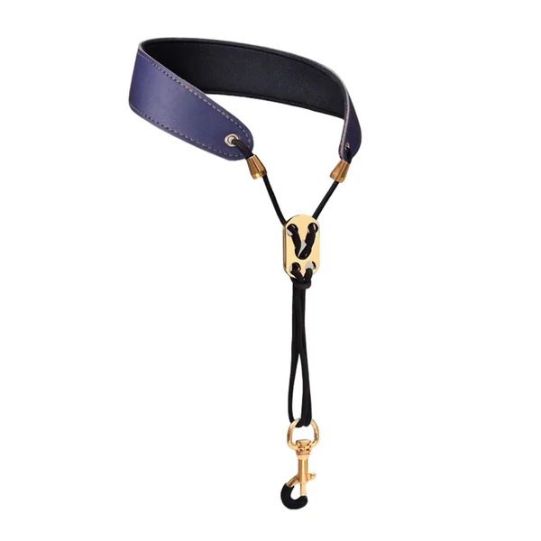 Trendy Maxbell Saxophone Neck Strap Padded Comfortable for Soprano Saxophone Bass Clarinet Blue Durable