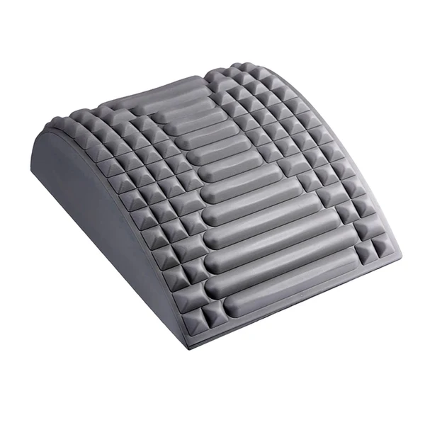 Exclusive Maxbell Back Stretcher Massager Massage For Beds Chair Car Waist Support Spine Gray Relaxed