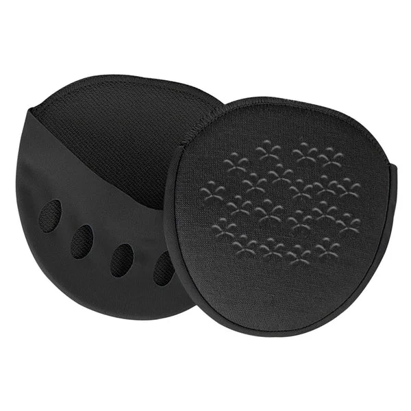 World-Class Maxbell five toe Forefoot Pads Breathable Invisible Socks Metatarsal Pads Foot Pads Black Consistent